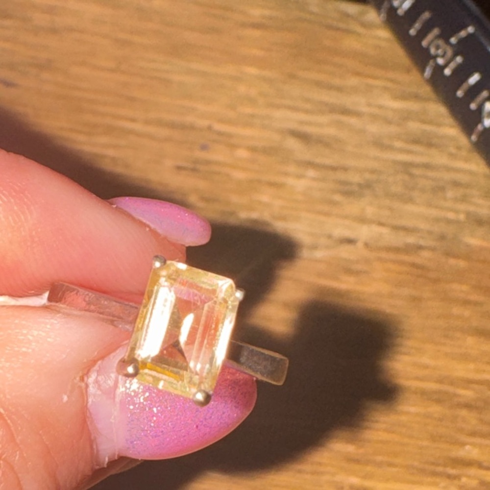 consignment item…
Sterling silver citrine Gemstone